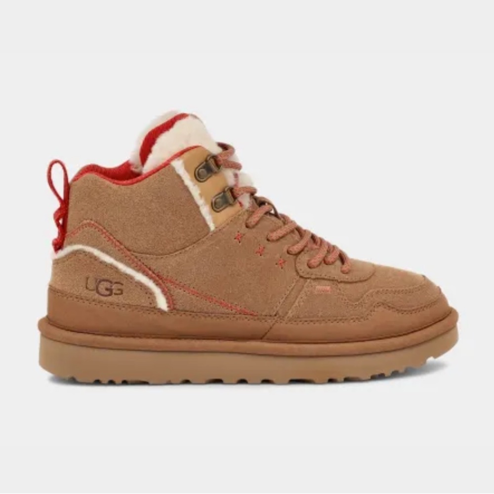 UGG Highland Hi Heritage Suede Hi-Top Sneaker, Size 7.5